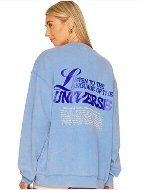 The Mayfair Group Angel Number Crewneck Listen to the Language of Love